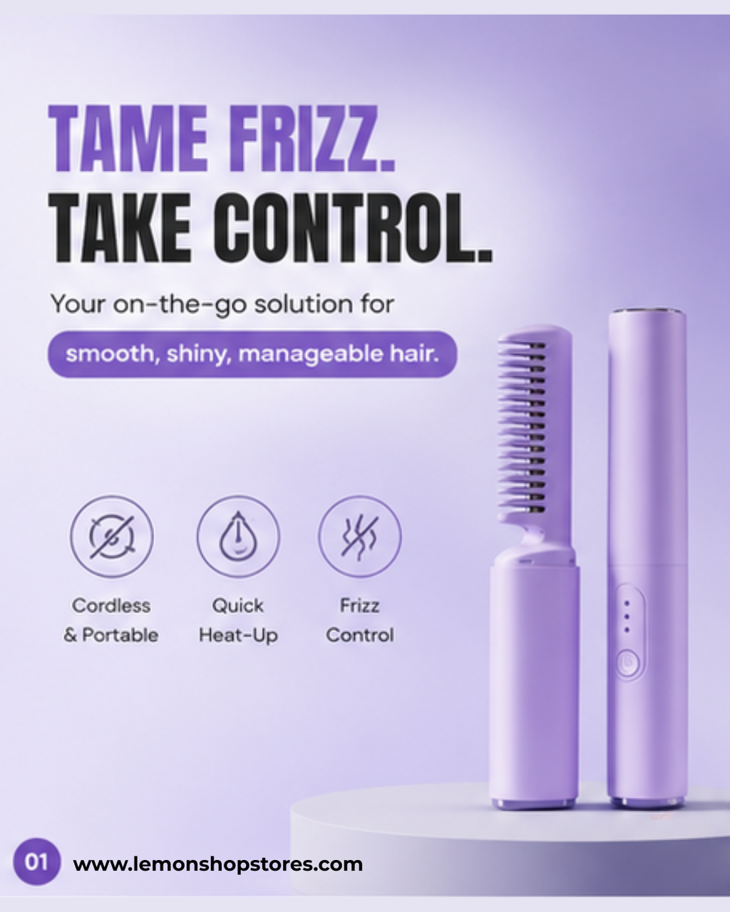 Rechargeable Mini Hair Straightener