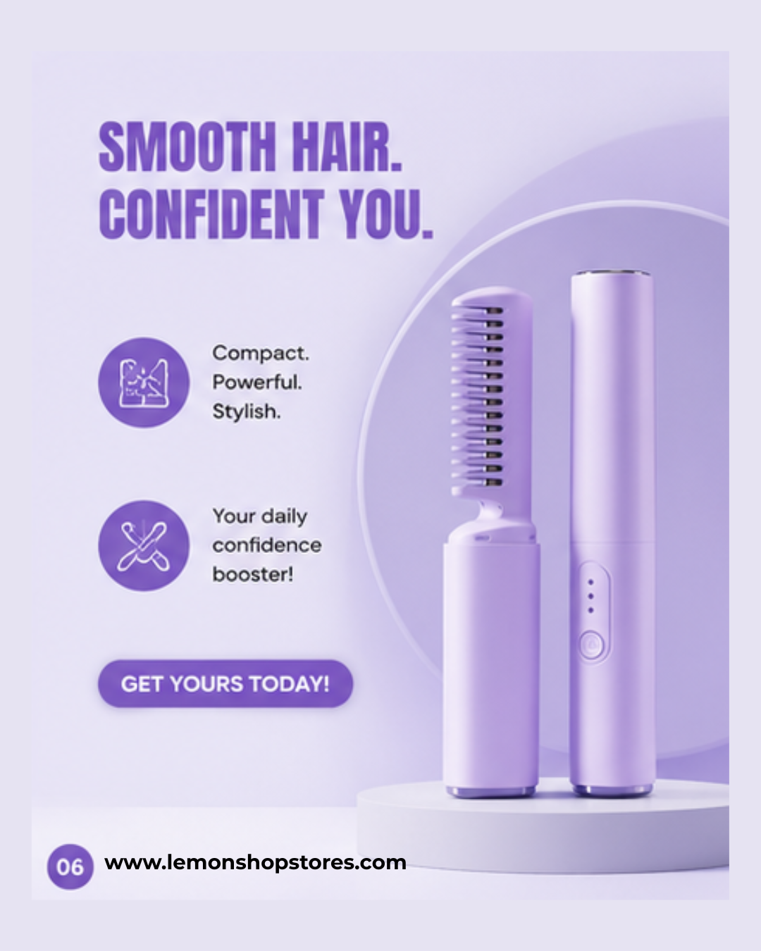 Rechargeable Mini Hair Straightener